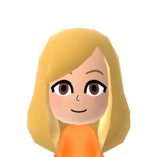 Asuna Mii character preview