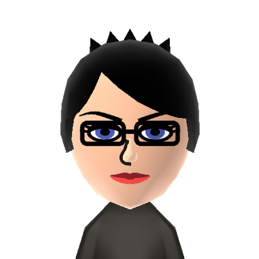 Bayonetta Mii character: Titular character of an action game made by Platinum studios.