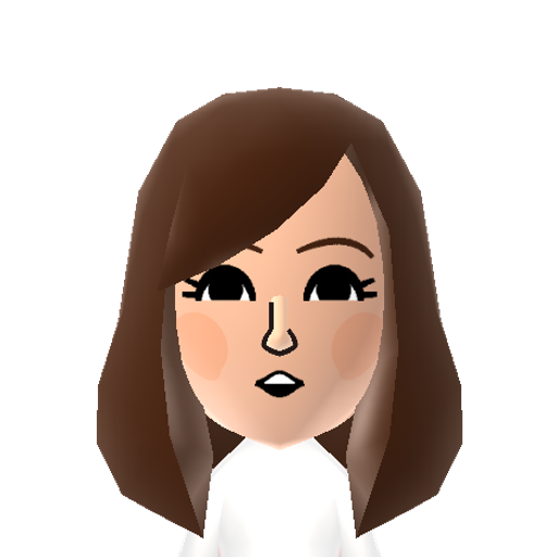 006 Mii character: this Mii can be seen at the start of AKB48+Me