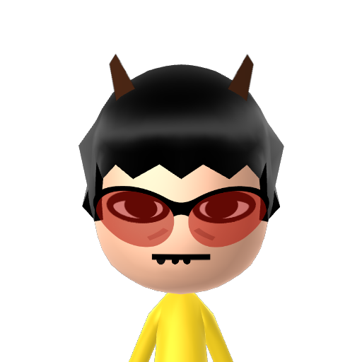 Sollux Mii character: These are extracted and derived from the Mii Central Miis from the 3DS Miitopia.