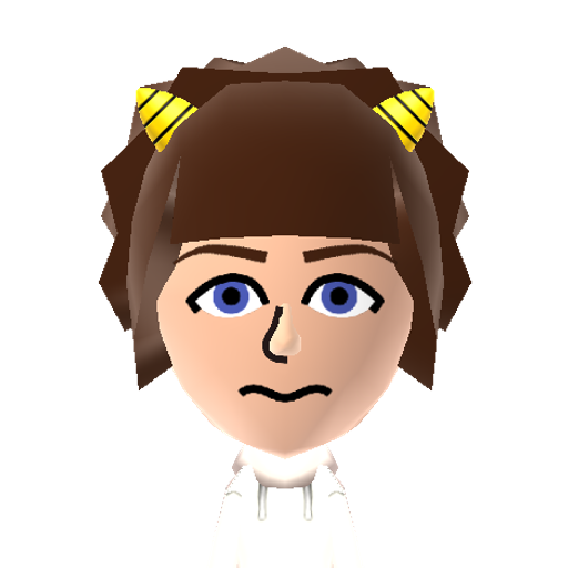 Claire Mii character: A resident of Pixel Island (Season 1)
