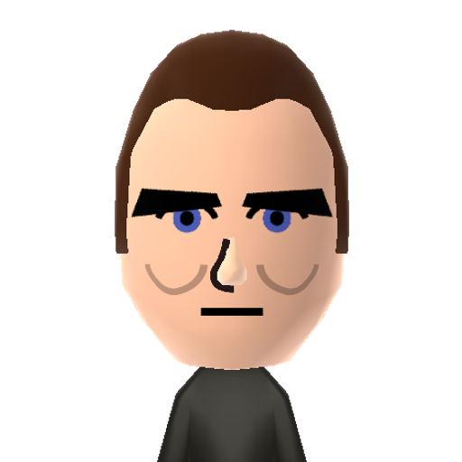 Morrissey Mii character: Steven Morrissey is an English singer and songwriter who found fame as the lead singer of The Smiths.