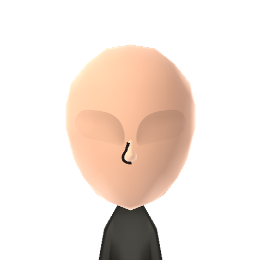 Slenderman Mii character preview