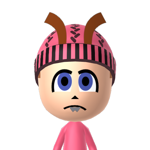 Mr. Pink Mii character: by StarGalaxy2007