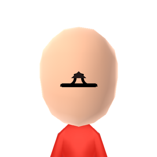 Home Mii character: A picture of a house