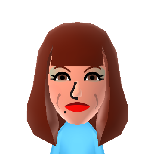 La Veneno Mii character: A Spanish vedette, singer and adult film star.