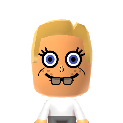 SpongeBob Mii character preview