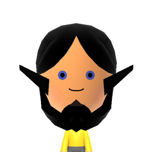 Starfy Mii character: The clumsy, careless 7 year old 5 sided prince of Pufftop in the 5 main Legendary Starfy series (which is only in Japan). With his sister Starly, his friend Moe, etc.