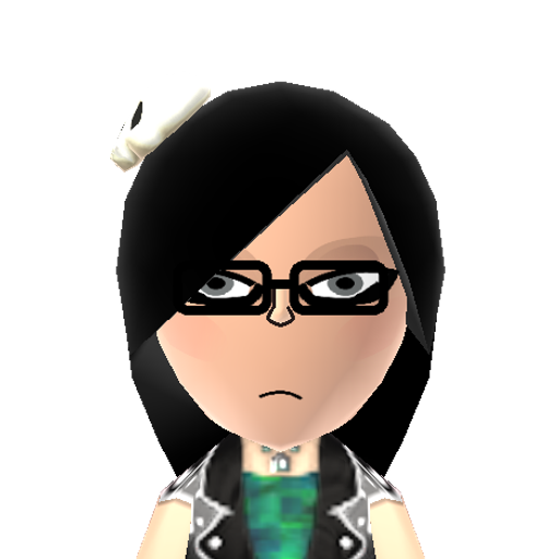 emo bitch Mii character: by rr (@insanetomodachilifefan)