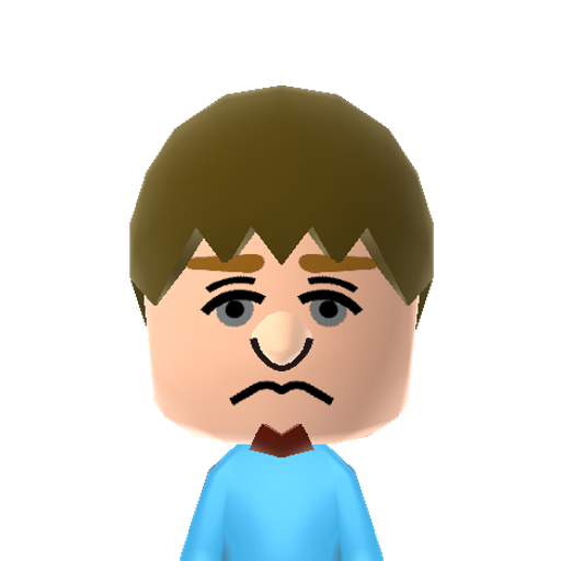 チャランホ Mii character: A Mii from Dillon's Dead-Heat Breakers