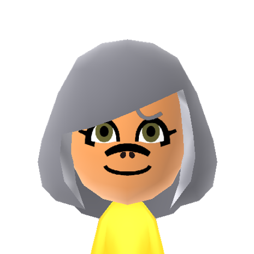 Fluttershy Mii character preview