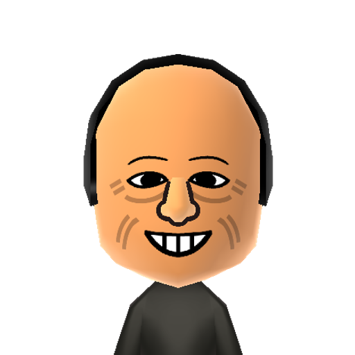 MrHisaishi Mii character: Joe Hisaishi, the composer for some of the music in Studio Ghibli movies.