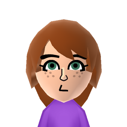 Vamp'ra Mii character: This is a Mii uploaded for the 3DS version and distributed by Mii Central for both the 3DS and Switch versions of Miitopia.