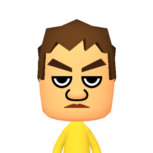 no name Mii character: This Mii is from the Switch SDK as a SampleDB Mii.