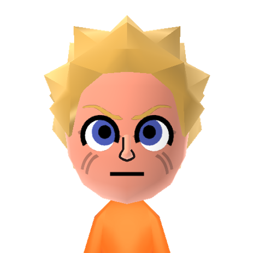 Naruto Mii character preview