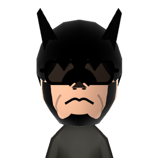 Batman Mii character preview