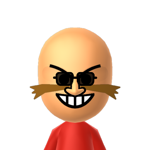 Dr.Eggmann Mii character: These are extracted and derived from the Mii Central Miis from the 3DS Miitopia.