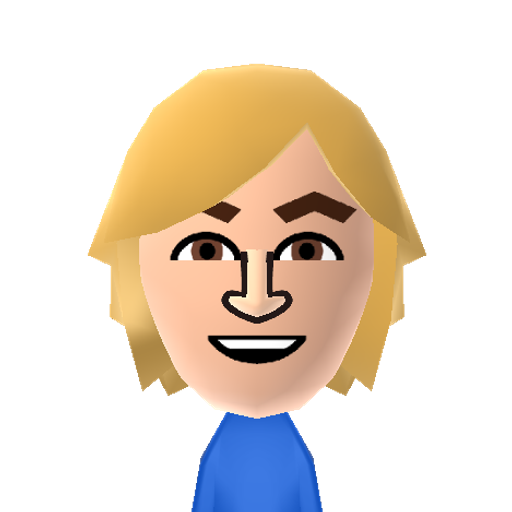 Ross Lynch Mii character: Singer-Songwriter and the lead singer in the band "R5"