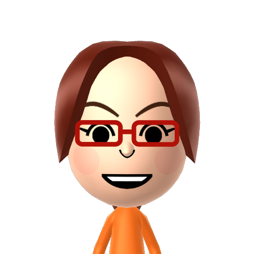Amy Mii character: A Mii from Wii Sports Resort: Meme Squad, a mod for Wii Sports Resort
