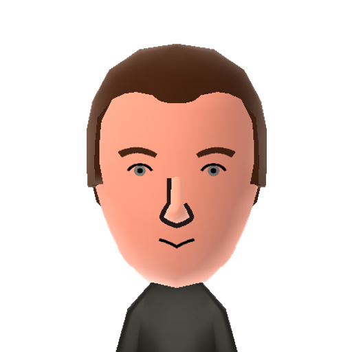 9th Doctor Mii character: From "Doctor Who". The Doctor Played by Christopher Eccleston from 2005.