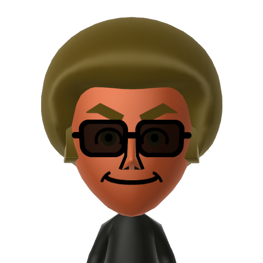 Zodiac Mii character: A random OC I made using the "Choose a lookalike." tool. He is 20, and attends college.
