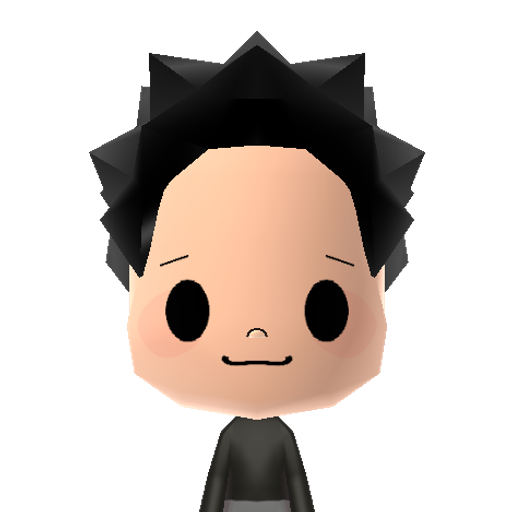 Reborn Mii character: from the manga and anime "Tutor Hitman Reborn"