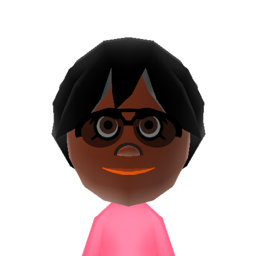 ダン Mii character: A random Mii I made for testing