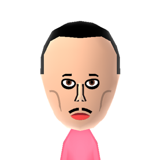 JohnWaters Mii character: Eccentric filmmaker best known for his transgressive cult films of the '70s and '80s.