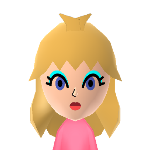 Peach Mii character preview