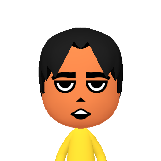 no name Mii character: This Mii is from the Switch SDK as a SampleDB Mii.