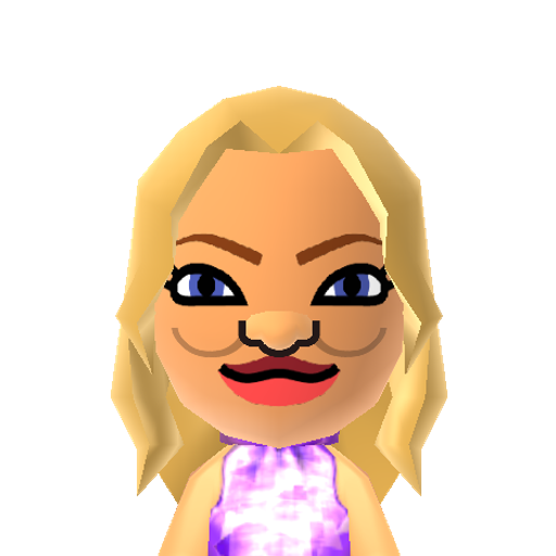 Trisha Mii character preview