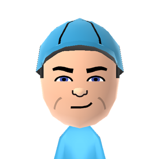 JeffProbst Mii character: The host of the long running CBS reality game show, "Survivor".