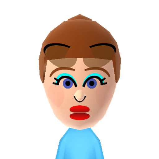 Lucy Mii character preview