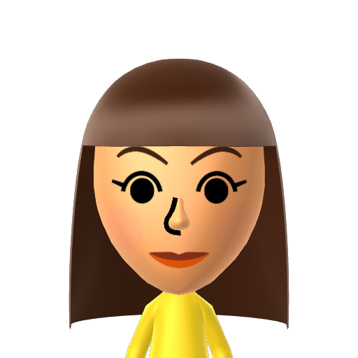 ムスメB Mii character: a Mii from Jinsei Game Wii
