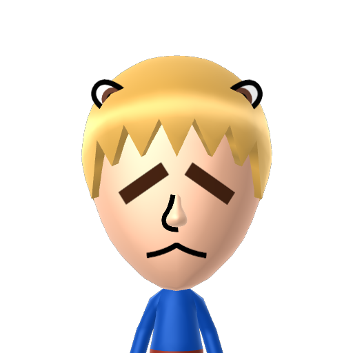 ? Mii character: A Mii uploaded to Check Mii Out Channel (WiiLInk)