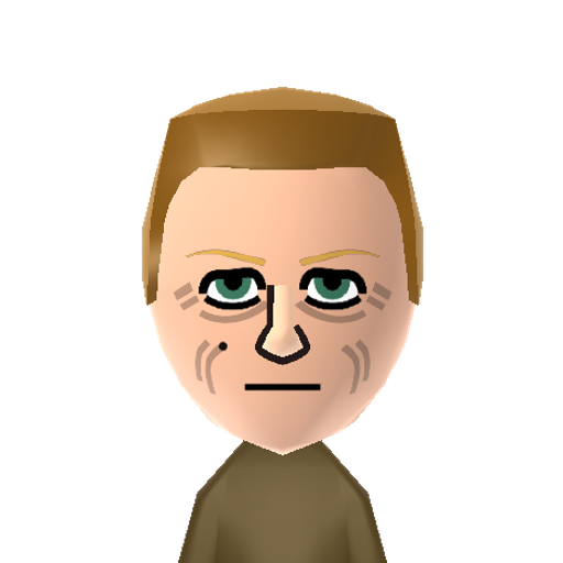 Walken Mii character preview