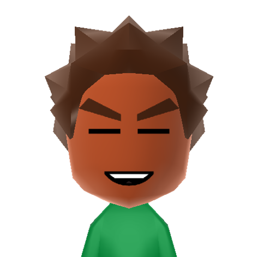 Brock Mii character preview