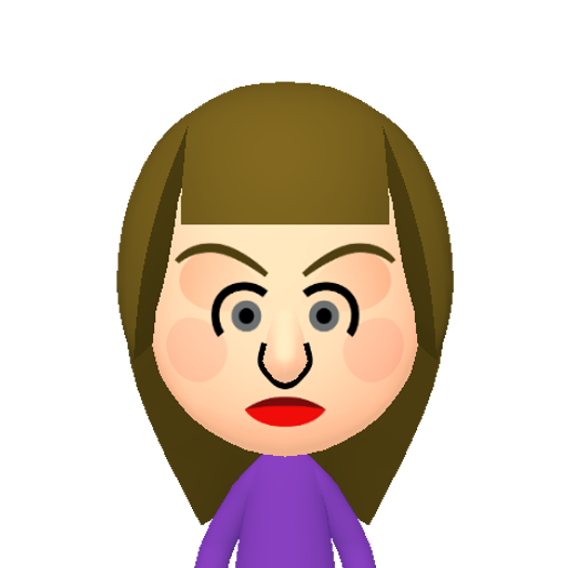 no name Mii character: This Mii is from the Switch SDK as a SampleDB Mii.
