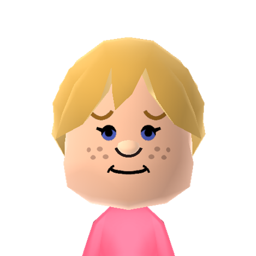 Pamu Mii character: Custom CPU Miis made by DezzyTheMaker, also used Mii Olympics in Wii Sports, Mii Olympics in Wii Sports Resort, and Mii Olympics in Wii Party, a Mod for Wii Sports, Wii Sports Resort, and Wii Party respectivel.