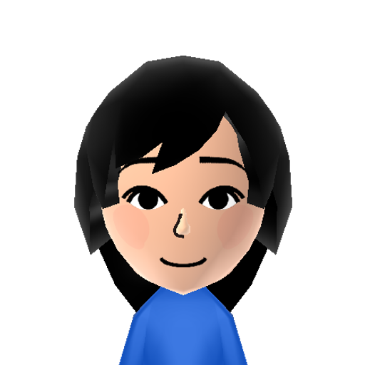 Miitomo Mii character: The girl that appeared in some of the promotional art for Miitomo.