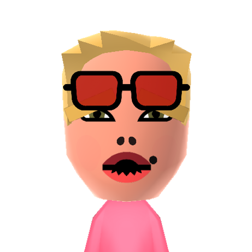 Pink Mii character: Pop singer and songwriter.