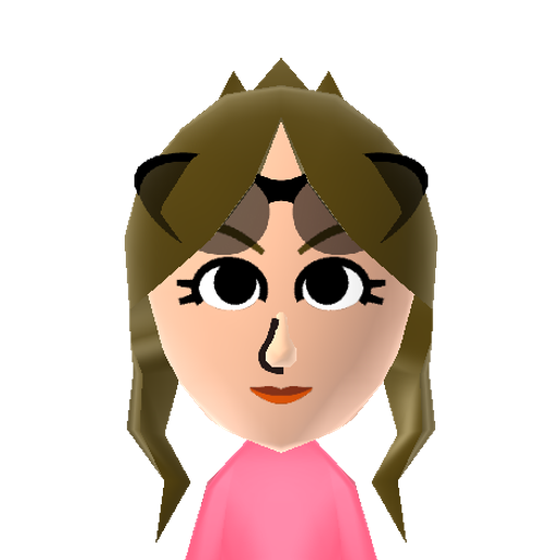 Aerith Mii character preview