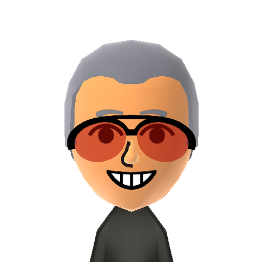 H.Yamauchi Mii character: The third president of Nintendo.