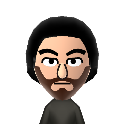 Peter Mii character: A Mii posted by the official Nintendo Facebook account in 2014