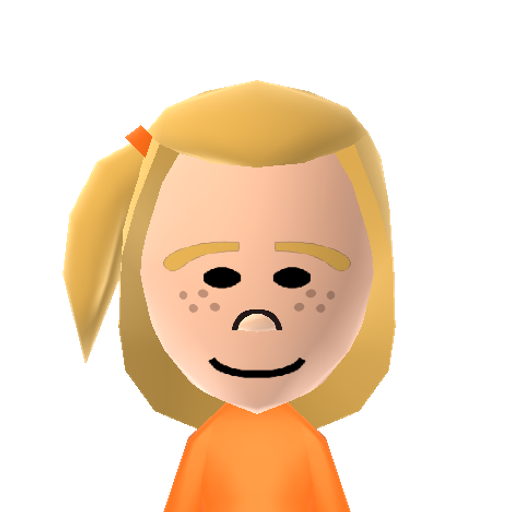 Camila Mii character: A Mii from Edwin's CPU Modpack, a mod for Wii Sports Resort