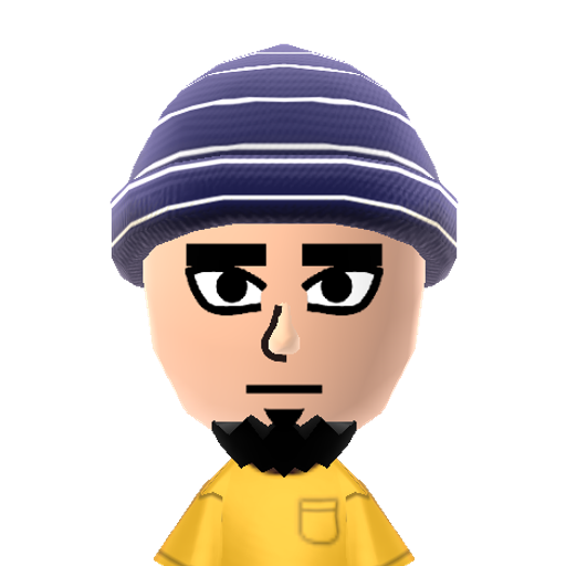 Pooby Mii character: (Source: https://www.reddit.com/r/tomodachilife/comments/1g28iog/)