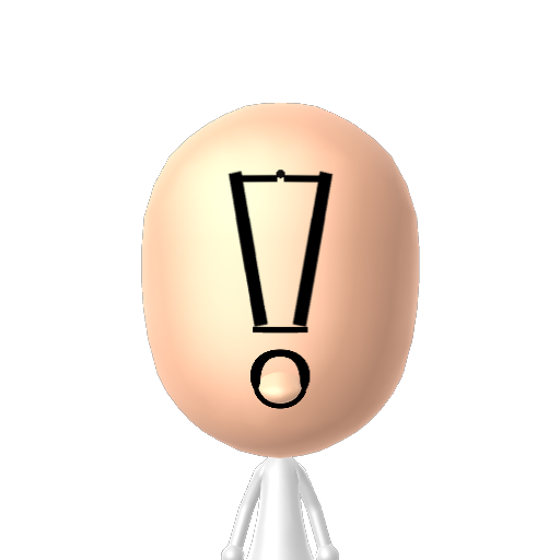 !¡! Mii character: A Mii uploaded to Check Mii Out Channel (WiiLInk)