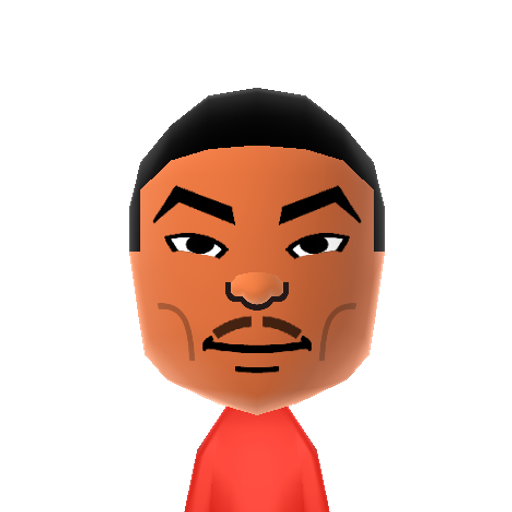 D. Rose Mii character: American professional basketball player for the Chicago Bulls.