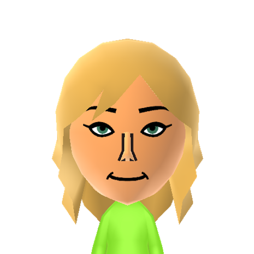 ニコル Mii character: A Mii from RRE's Crazy Wii Sports + Wii Sports Resort