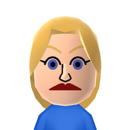 Skyler Mii character: Walt's wife from "Breaking Bad".